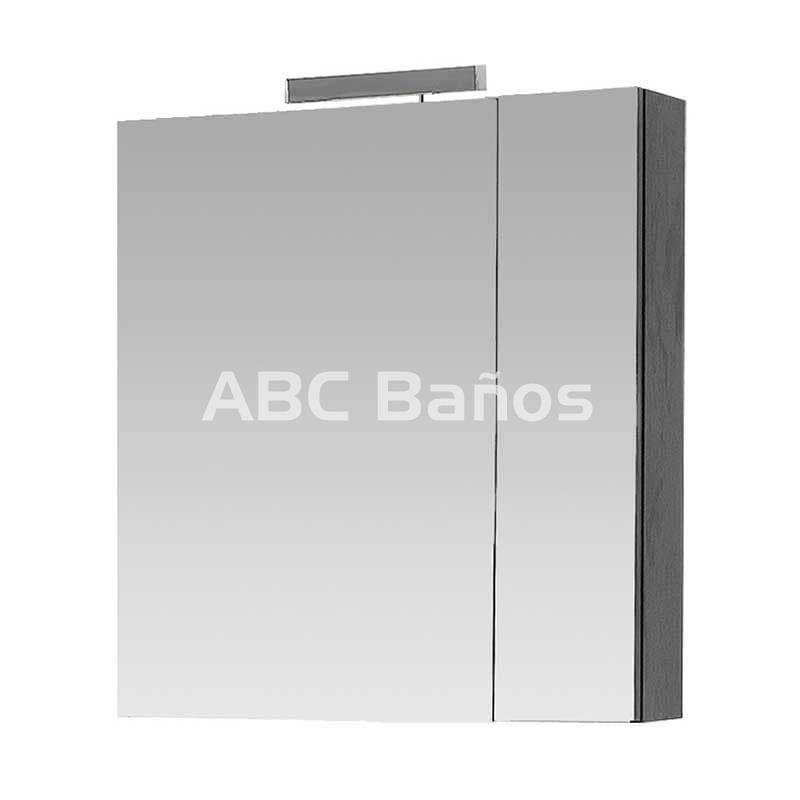 Espejo Camerino de Baño Angy ABS Blanco 3 Puertas